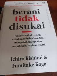 Image of BERANI TIDAK DISUKAI